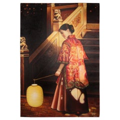 Vintage "Mid-Autumn Night" by Wu Xiao