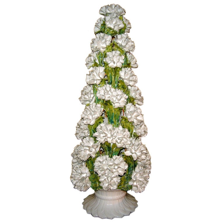 Porcelain Carnation Tree