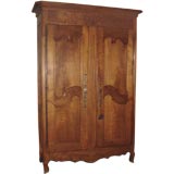 French Louis XV Cherry Armoire