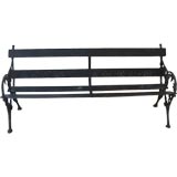 French Iron Garden Bench