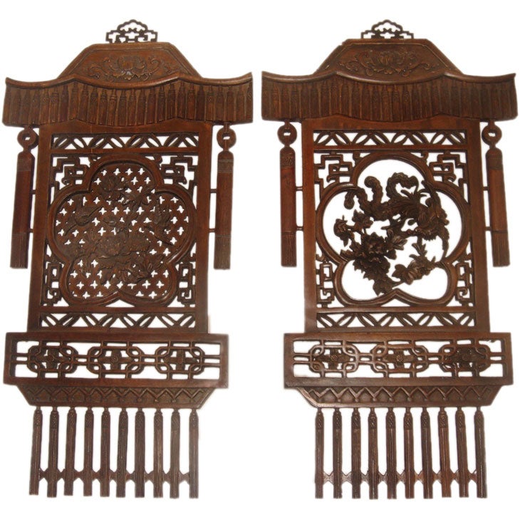 Pair of Chinese Plaques