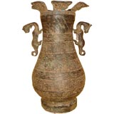Bronze wine vessel