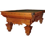 Antique Restored Pool Table