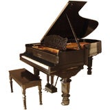 Signed Steinway Grand Piano with bench