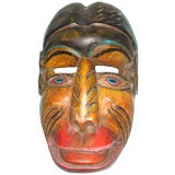 Antique Wooden "Monkey"/"Indian Chief" Mask