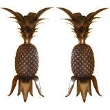 Pair of Pineapple LAMP BASES
