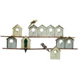 Bird Houses/Metal Sculpture