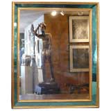 Giltwood and Cobalt Mirror Giltwood and Cobalt Mirror