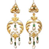 Collection of Spanish Colonial Gold Earrings