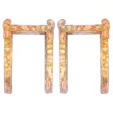Antique Pair of 18th c. Italian door surrounds