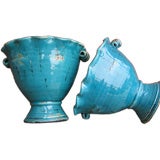 Pair of good VALAURIS 1950
s French faience