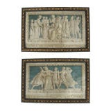 Pair of French Grisaille Paintings