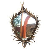 Scottish Deer Antler Mirror