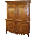 18th century Louis XV buffet deux corps