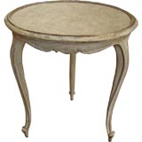 19th c. painted Louis XV style painted round table