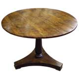 Vintage Italian round tilt-top table