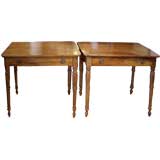 Pair Provincial Italian tables Pair Provincial Italian tables