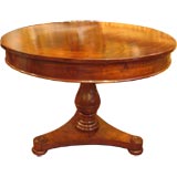 Italian inlaid center hall table