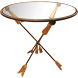 1950's  round arrow table