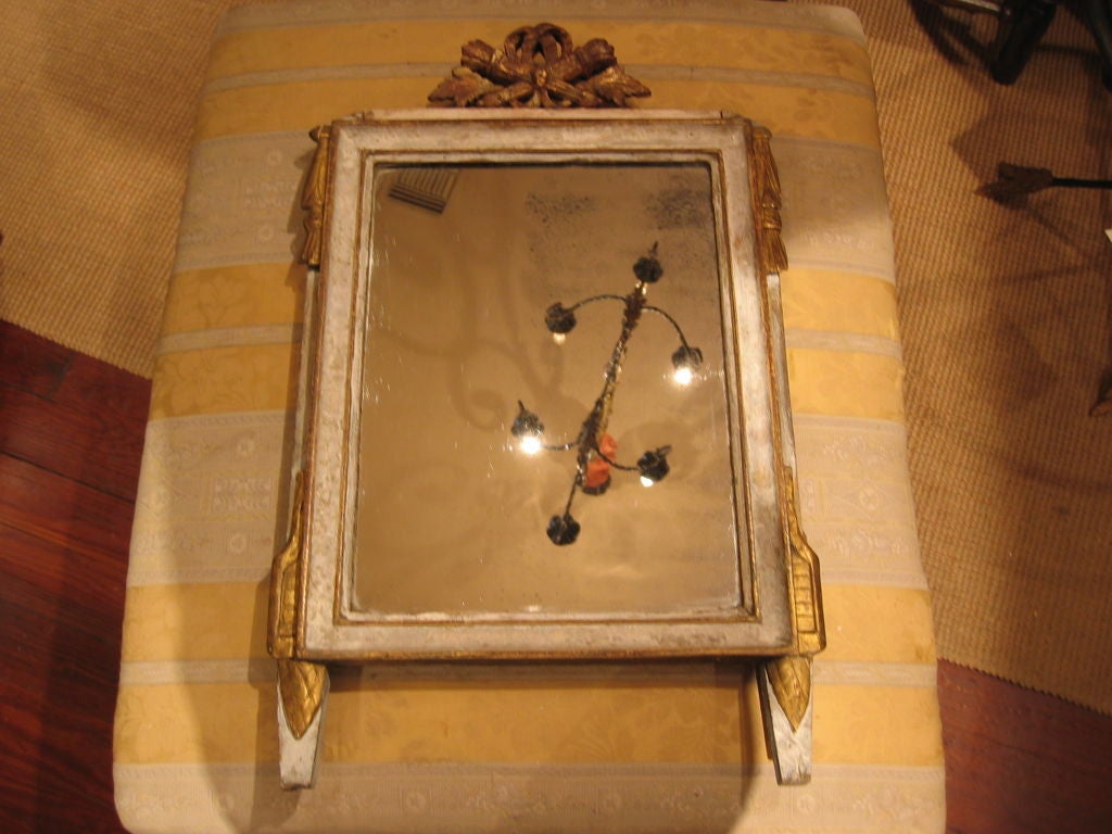 Small Painted Louis XVI mirror