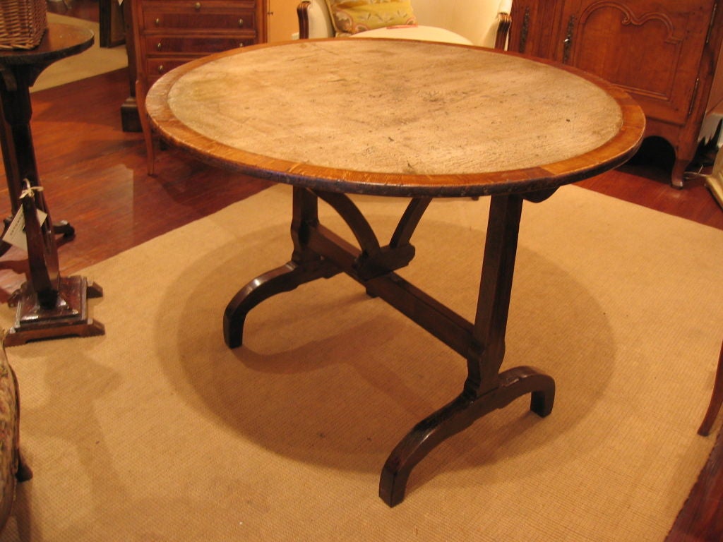 19th century French Provincial Wine Tasting Table