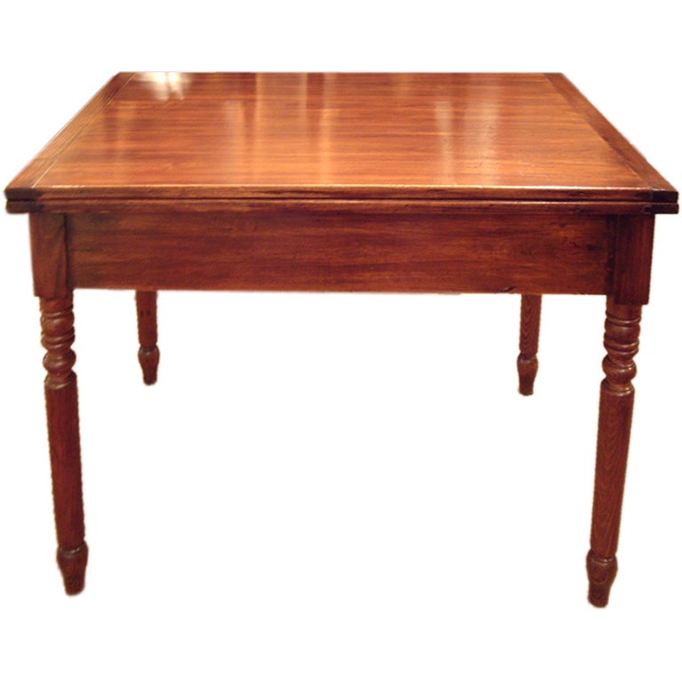 French Provincial fold-over farm table