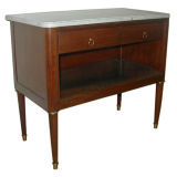 Directoire Style Mahogany Night Table by Maison Jansen