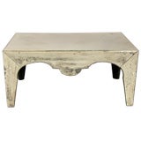 Antique Art Deco style mirrored coffee table