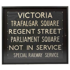 London Bus Destination Scroll