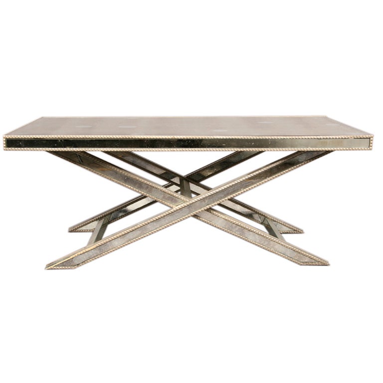 Amy Howard Regency Style mirrored coffee table