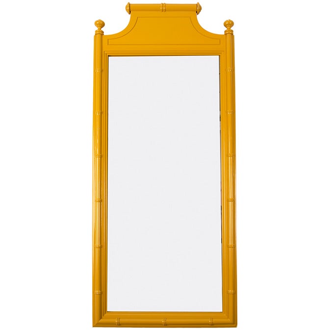 Pair of Painted Mid Century mirrors