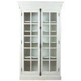 White bookcase with Beautiful french hardware