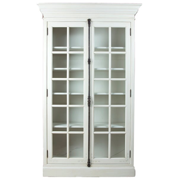 White bookcase with Beautiful french hardware