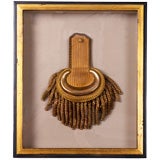 Framed 19th century Epaulet