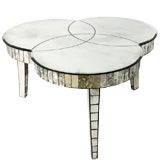 Custom Reproduction of antique Mirrored side Table