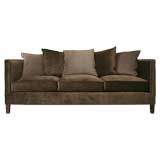 Sofa w/ Charcoal Fabric