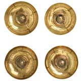 Antique c.1920-1930 Solid Brass Wall/Ceiling Light Fixtures