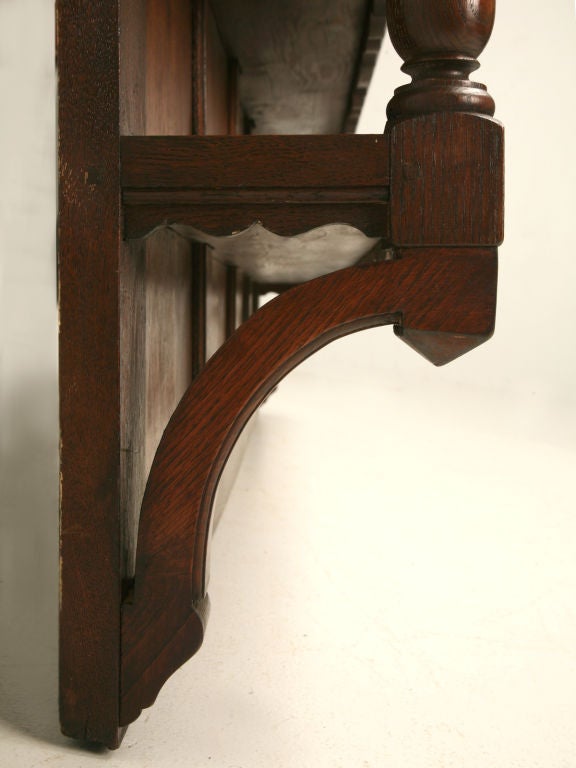 c.1860 Oak Country French Plate Rack 3