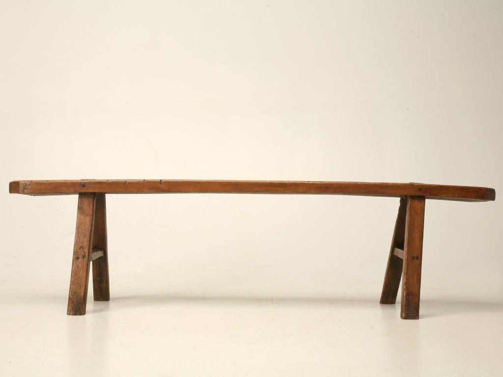 18th Century Rustic French Farmhouse Bench