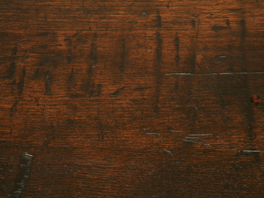 c.1820 French White Oak Farm Table 1