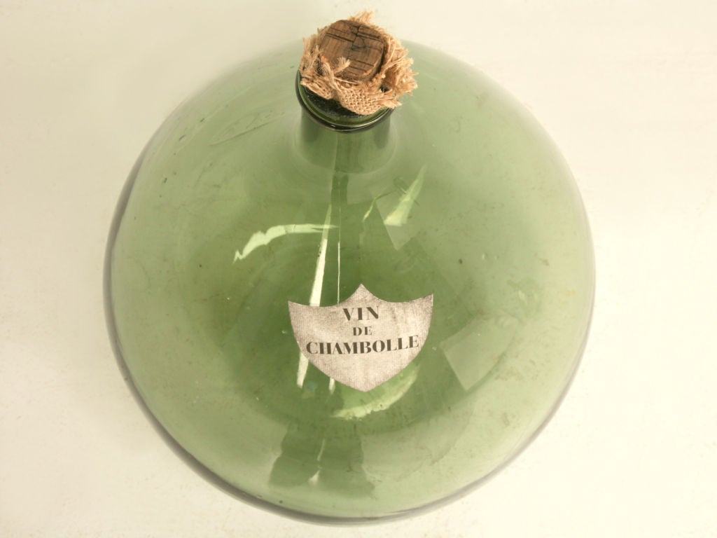 c.1930 French Wine Bottle/Demijohn