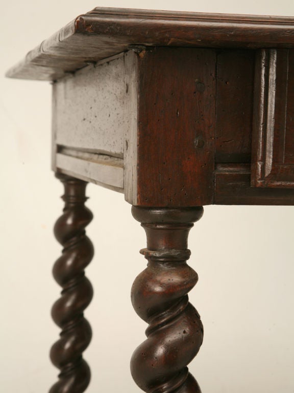 c.1780 French Louis XIII Writing Desk 1