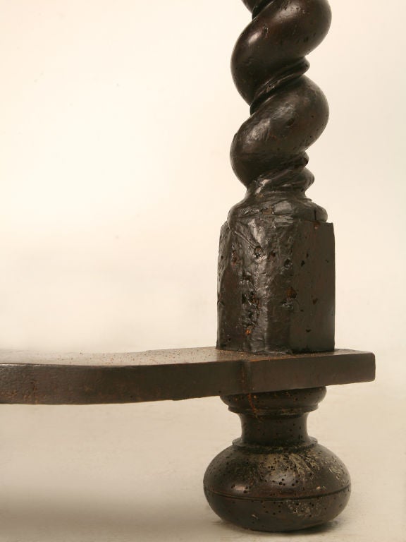 c.1780 French Louis XIII Writing Desk 5