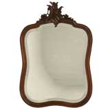 c.1890 French Oak Louis XV Style Mirror
