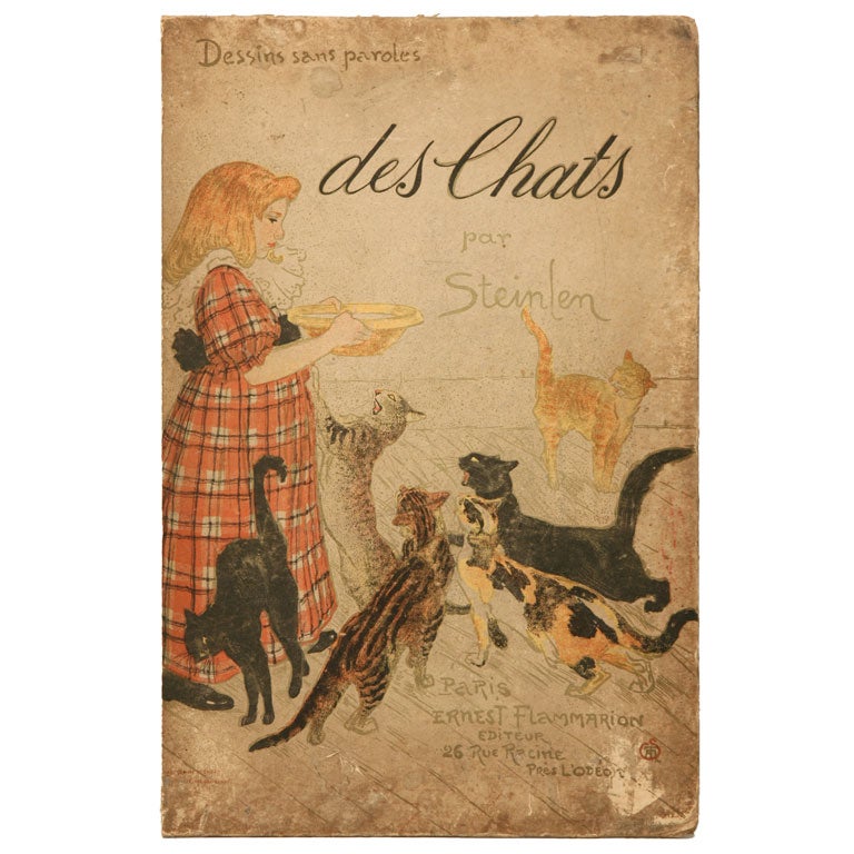 Book Cover to Théophile Alexandre Steinlen's des Chats