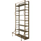 c.1890 Dutch Steel and Stone Archive Shelving