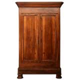 Antique c.1860 French Walnut Louis Philippe Armoire