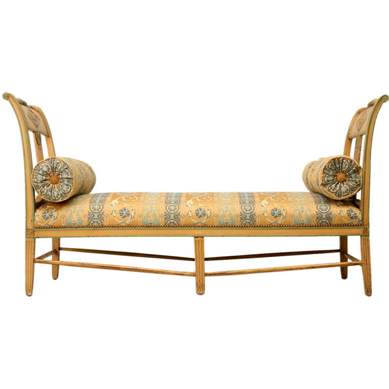 c.1840 French Painted Day Bed