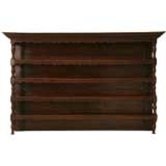 Original 18th C. French Oak & Pine Plate Rack 7
