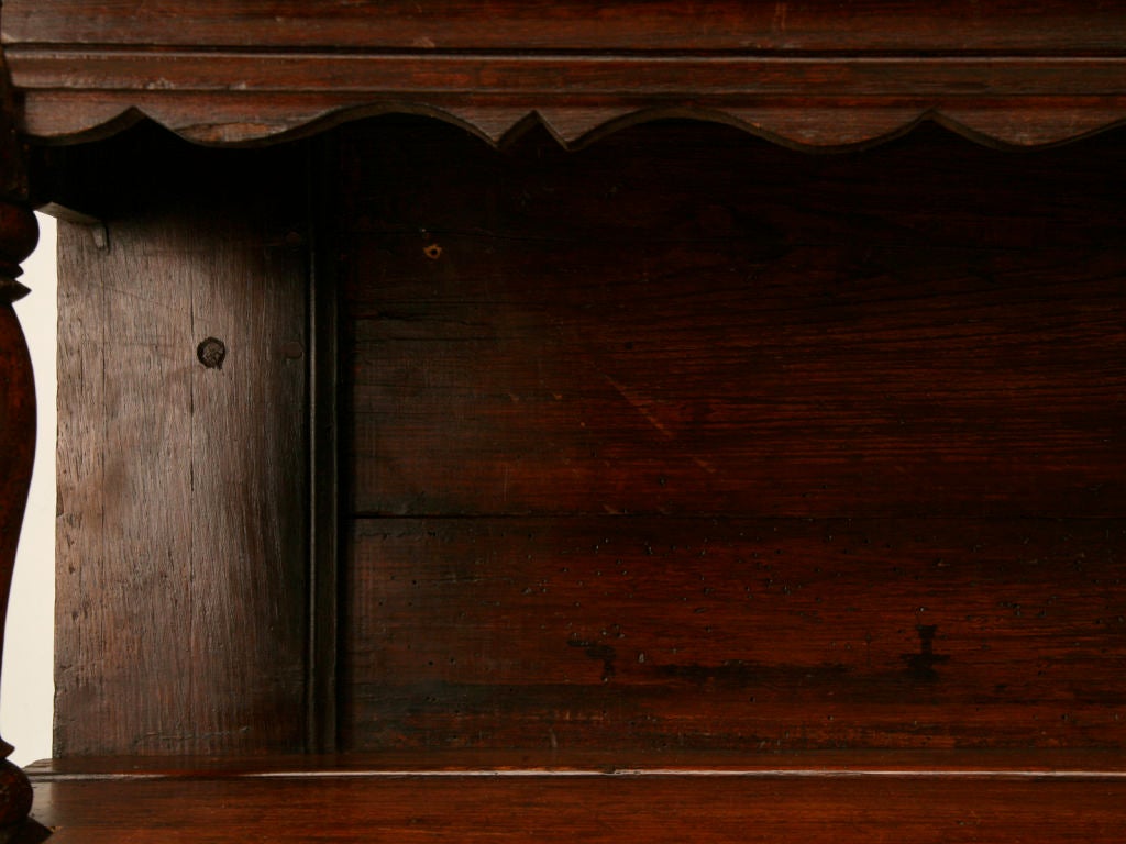 Late 18th Century Original, 18th Century French Oak and Pine Plate Rack